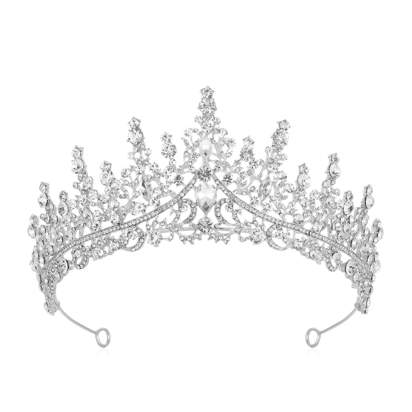 Damen Strass Tiara mit funkelnden Edelsteinen Brehn