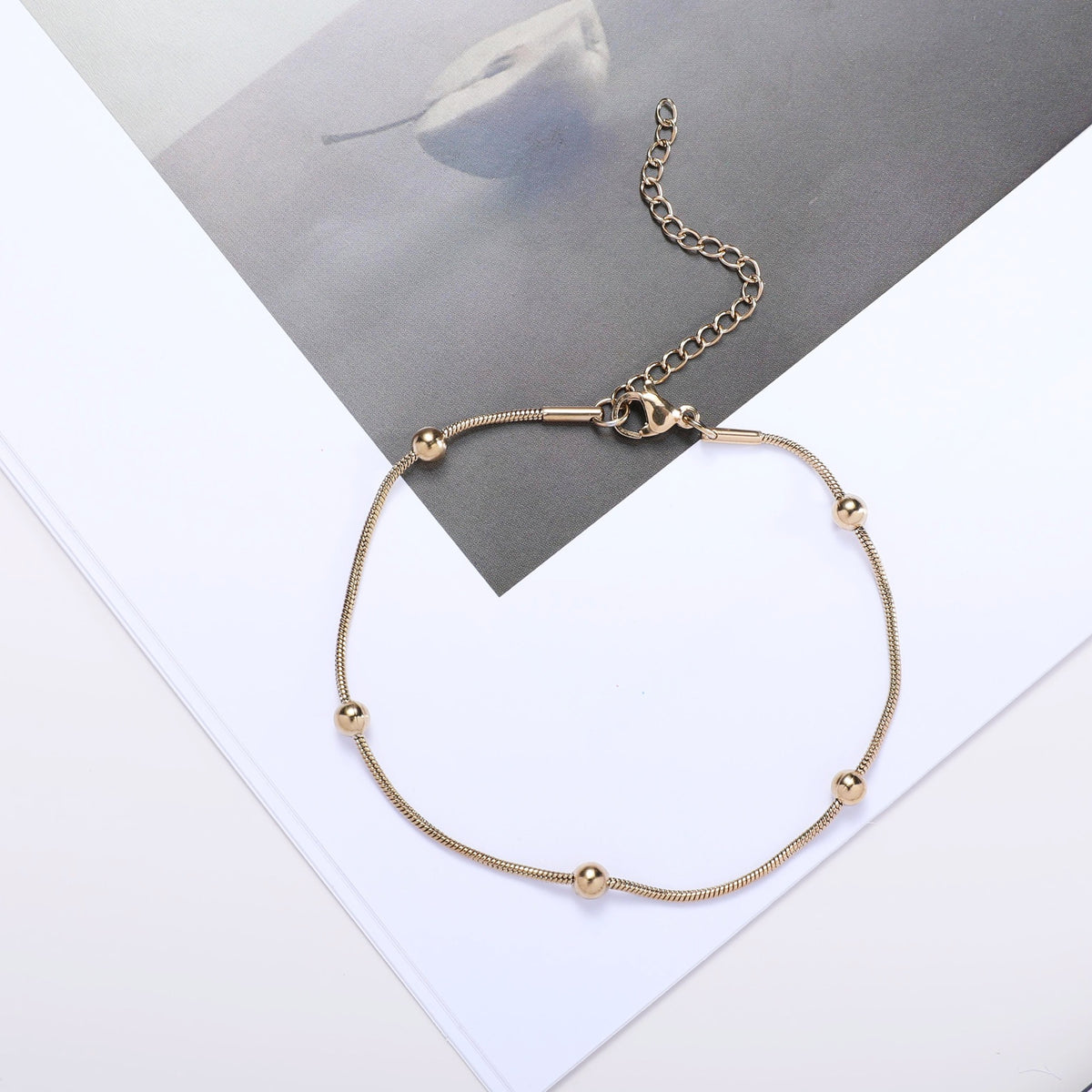 Verstellbares Perlenkette Armband Brehn