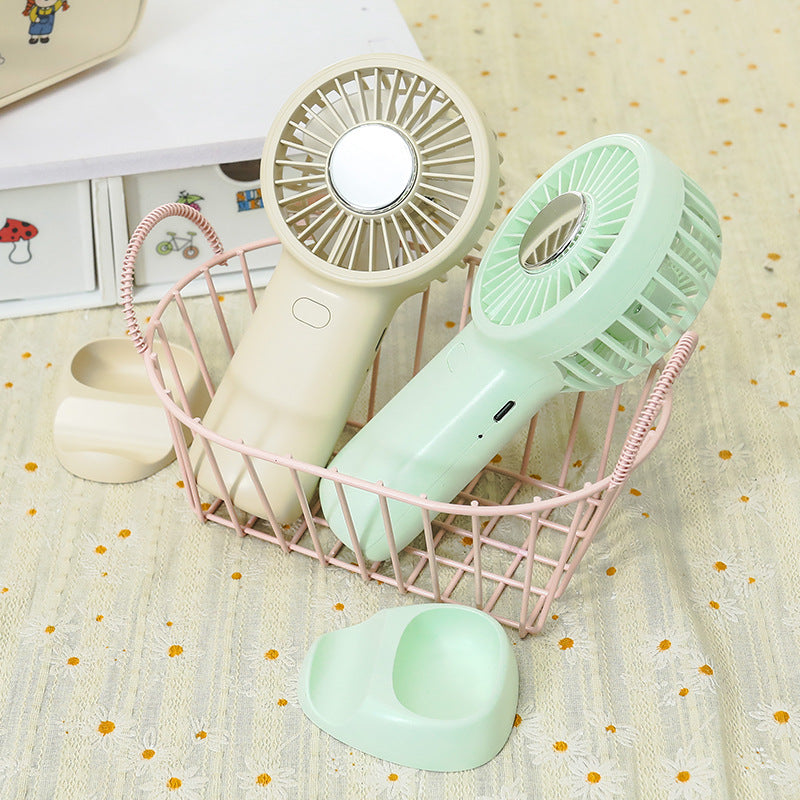 Damen Tragbarer Handventilator mit ergonomischem Griff und USB-Ladefunktion Brehn