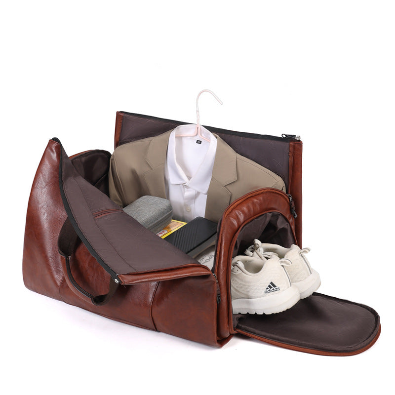 Herren Klassische Lederreisetasche Brehn