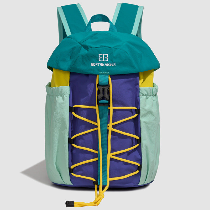 Unisex nan leichter urbaner Outdoor-Rucksack mit elastischer Frontspannleine und seitlichen Elastiktaschen Brehn