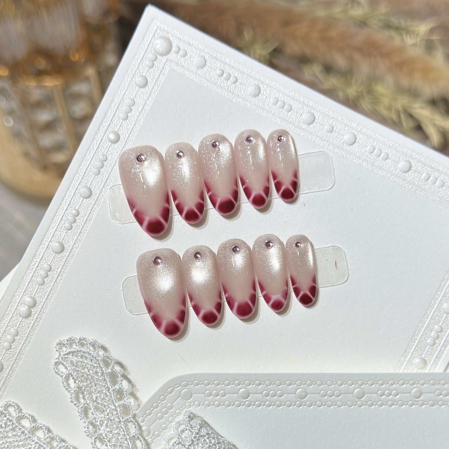 Elegante Gel Press-On Nagel Set Brehn