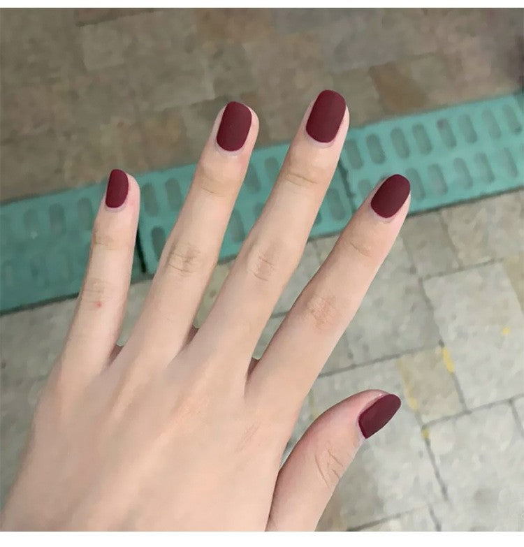 Matte Finish Press-On Nail Set Brehn 178815*10mm0162