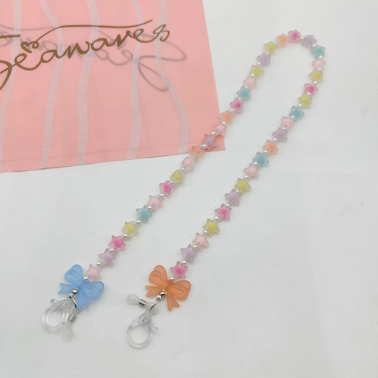 Trendige Brillenkette mit Sternen-Design Brehn