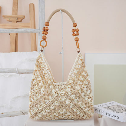 Handgefertigte Stricktafel-Tasche Brehn
