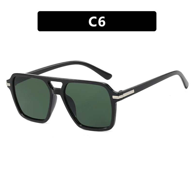 Damen modische rechteckige Sonnenbrille mit stylishem Design und UV-Schutz Brehn
