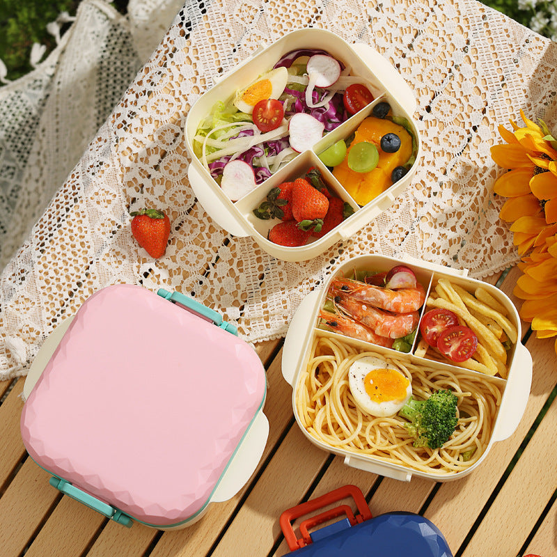 Stylische Mehrfach-Compartment Lunchbox