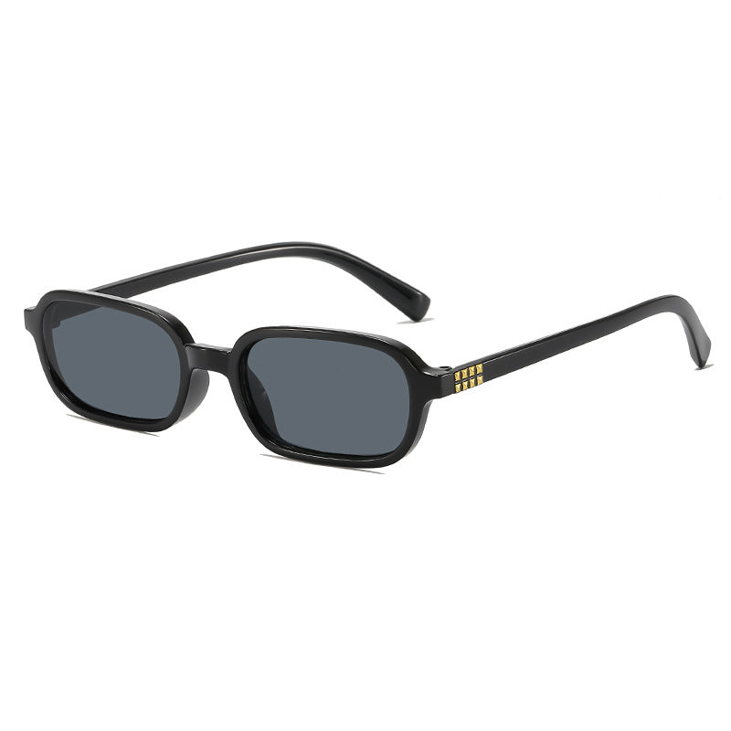 Retro-inspirierte Übergroße Rechteck-Sonnenbrille Brehn