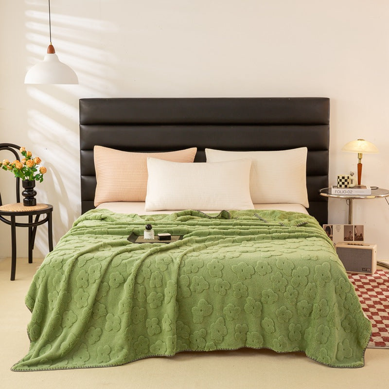 Damen Kuschelige und weiche Decke mit floralem Muster Brehn