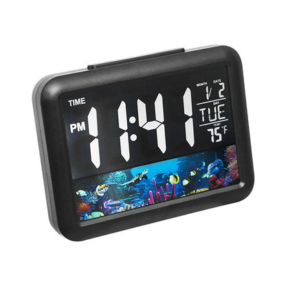 Digitaler Wecker mit Unterwassermotiv Brehn