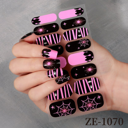 Halloween-Themen Nail Wraps