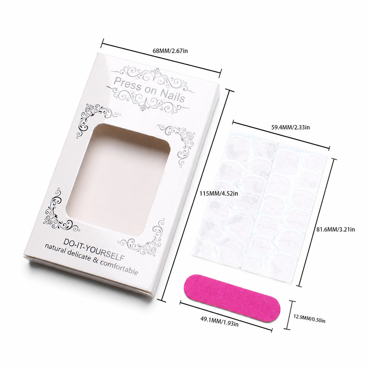 Praktisches DIY Kunstnagelset Brehn