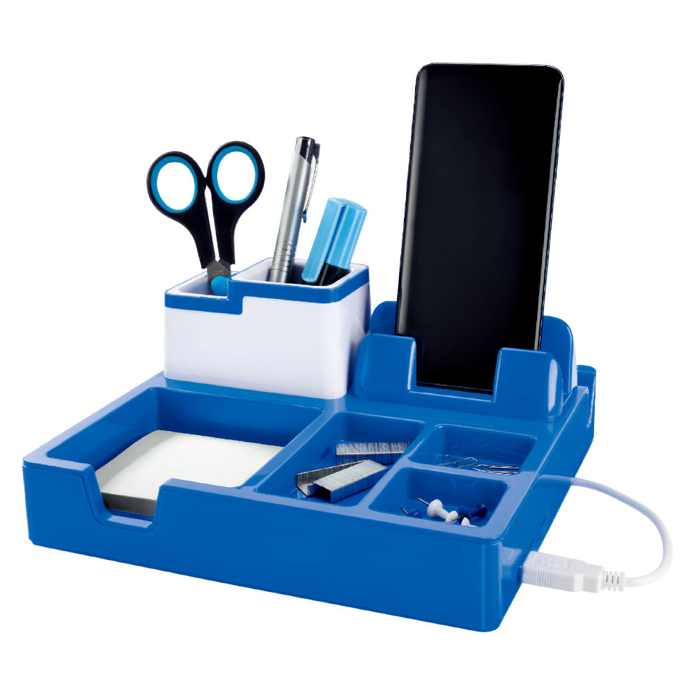 Multifunktionaler Schreibtischorganizer mit Usb-Ladeanschluss Brehn