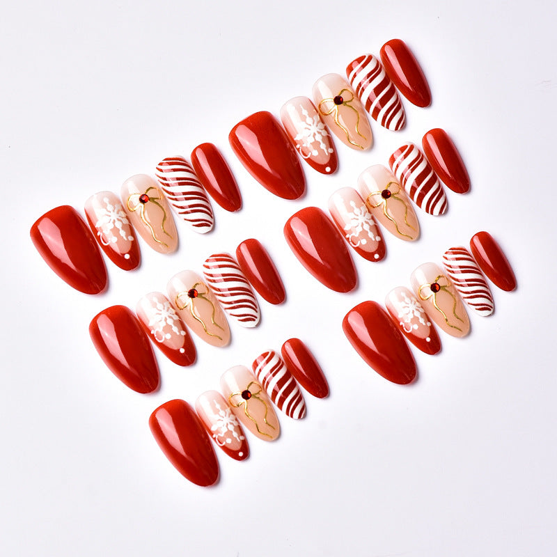 Festliches saisonales Press-On-Nail-Art-Set Brehn 1790636425