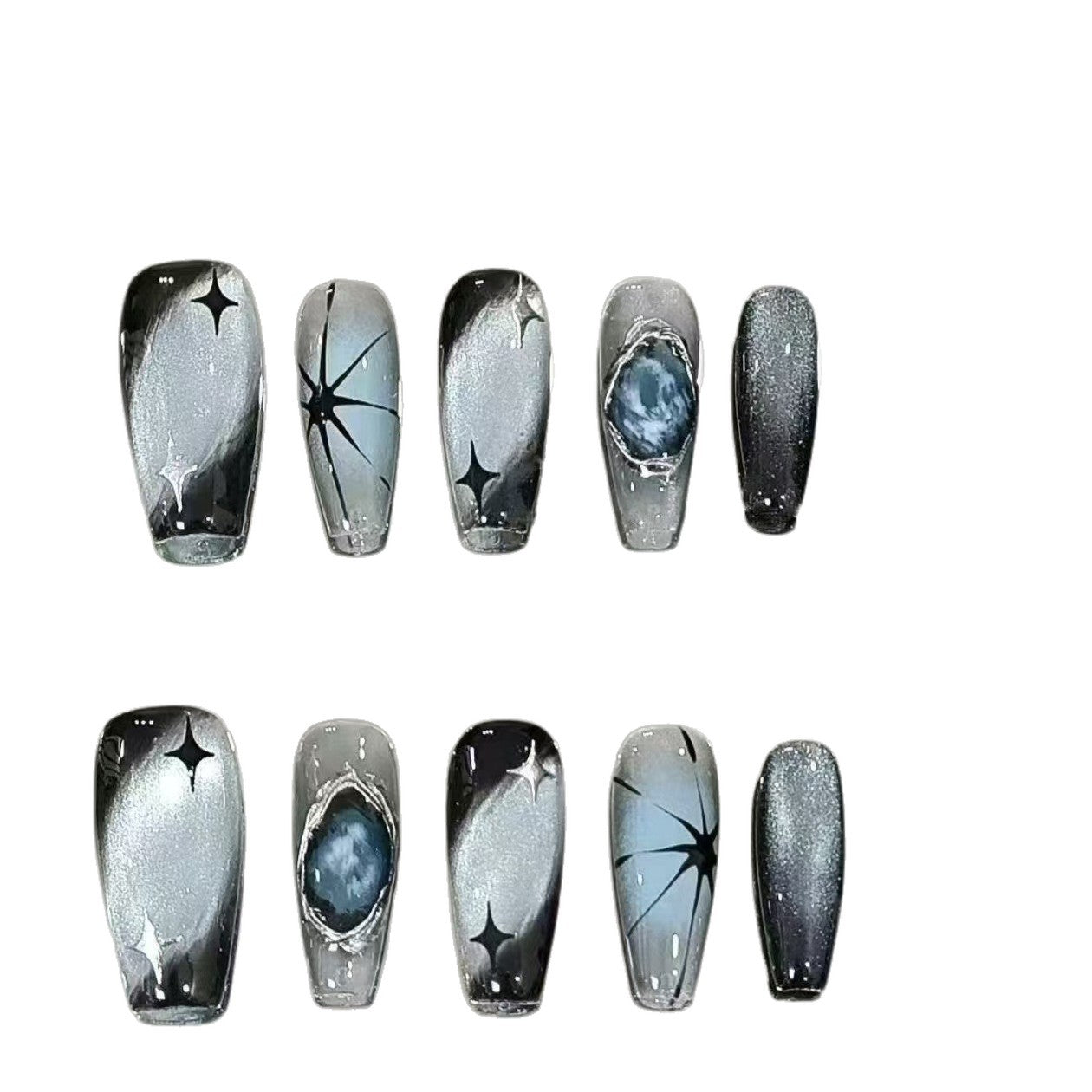 Verspieltes Charakter-Nagelkunst-Design-Kit Brehn
