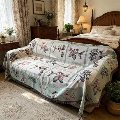 Elegante Floral Sofa Werfen Abdeckung