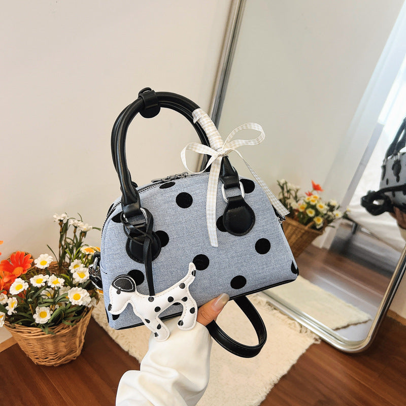 Verspielte Polka-Dot-Mini-Handtasche Brehn