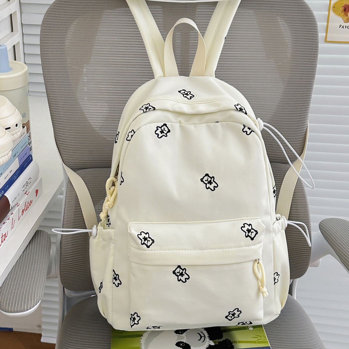 Stylische bestickte Freizeit-Rucksack Brehn 1791205607