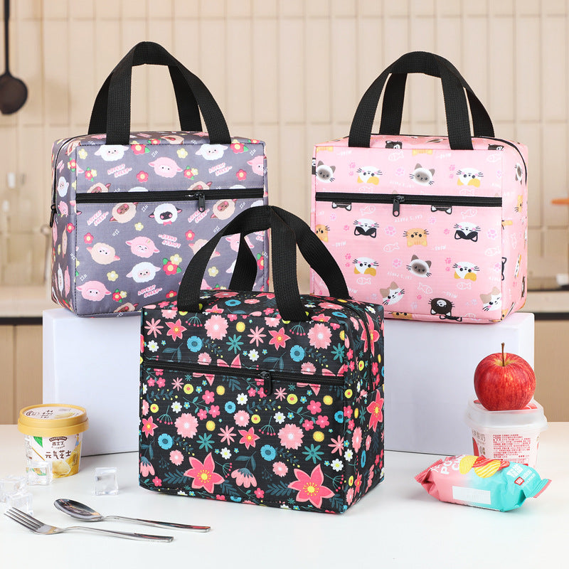 Verspielte Tiermotiv Isolierte Lunch-Tasche Brehn
