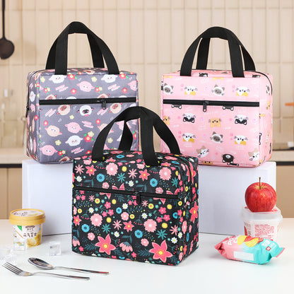 Verspielte Tiermotiv Isolierte Lunch-Tasche Brehn