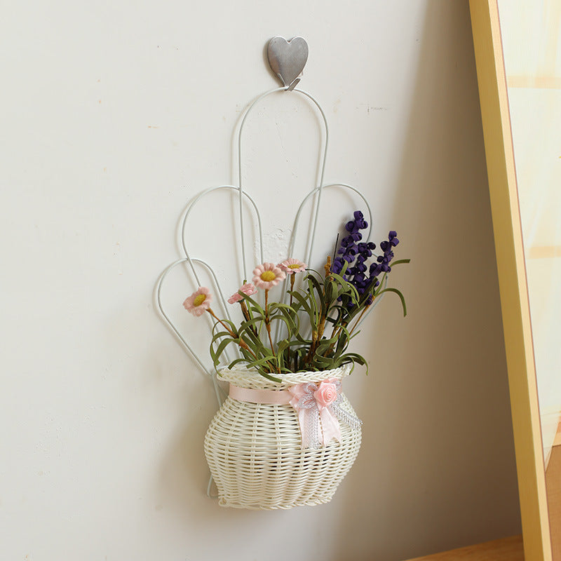 Dekorative Geflochtene Blumenbasket Brehn
