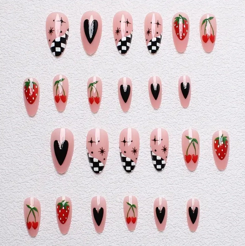 Themenbezogenes Frucht-Nagelkunst-Design Brehn
