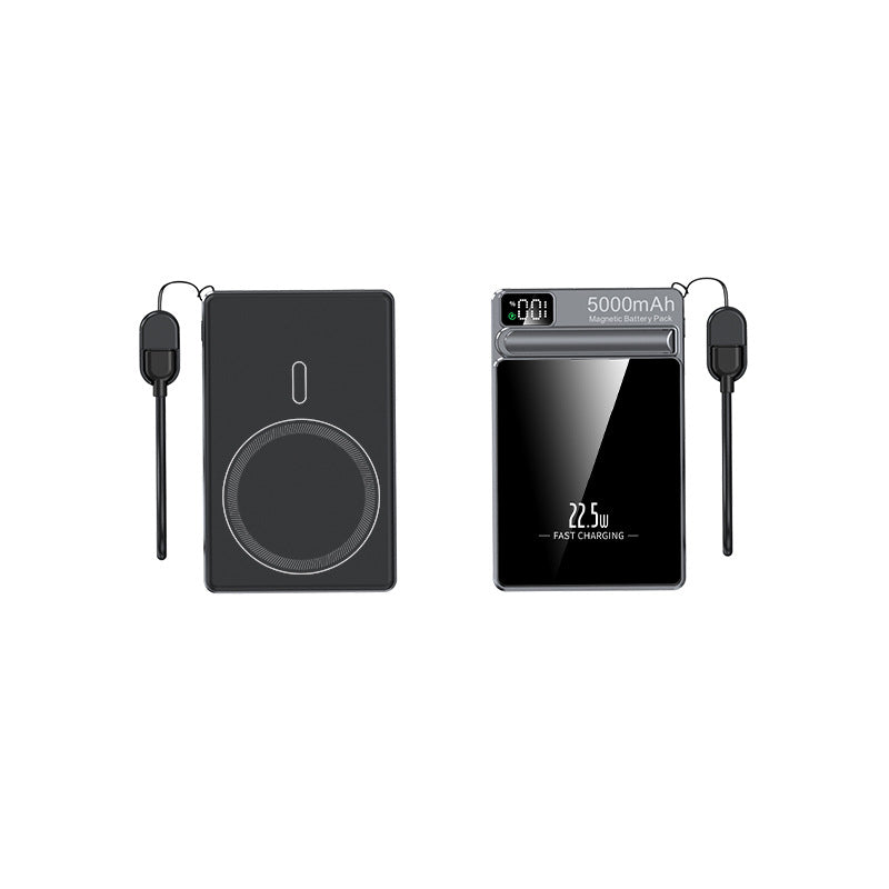 Tragbare Powerbank mit Kabelloser Ladefunktion Von Brehn