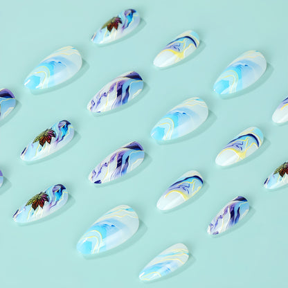 Kunstnägel im eleganten Floral-Design Brehn