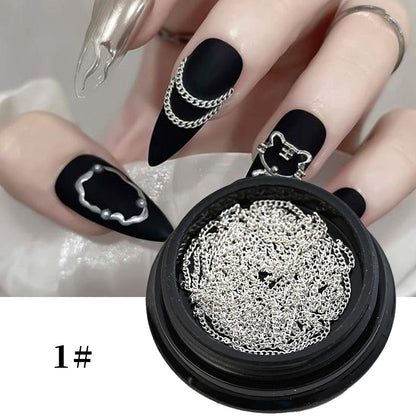 Dekorative Nagelkunstkette