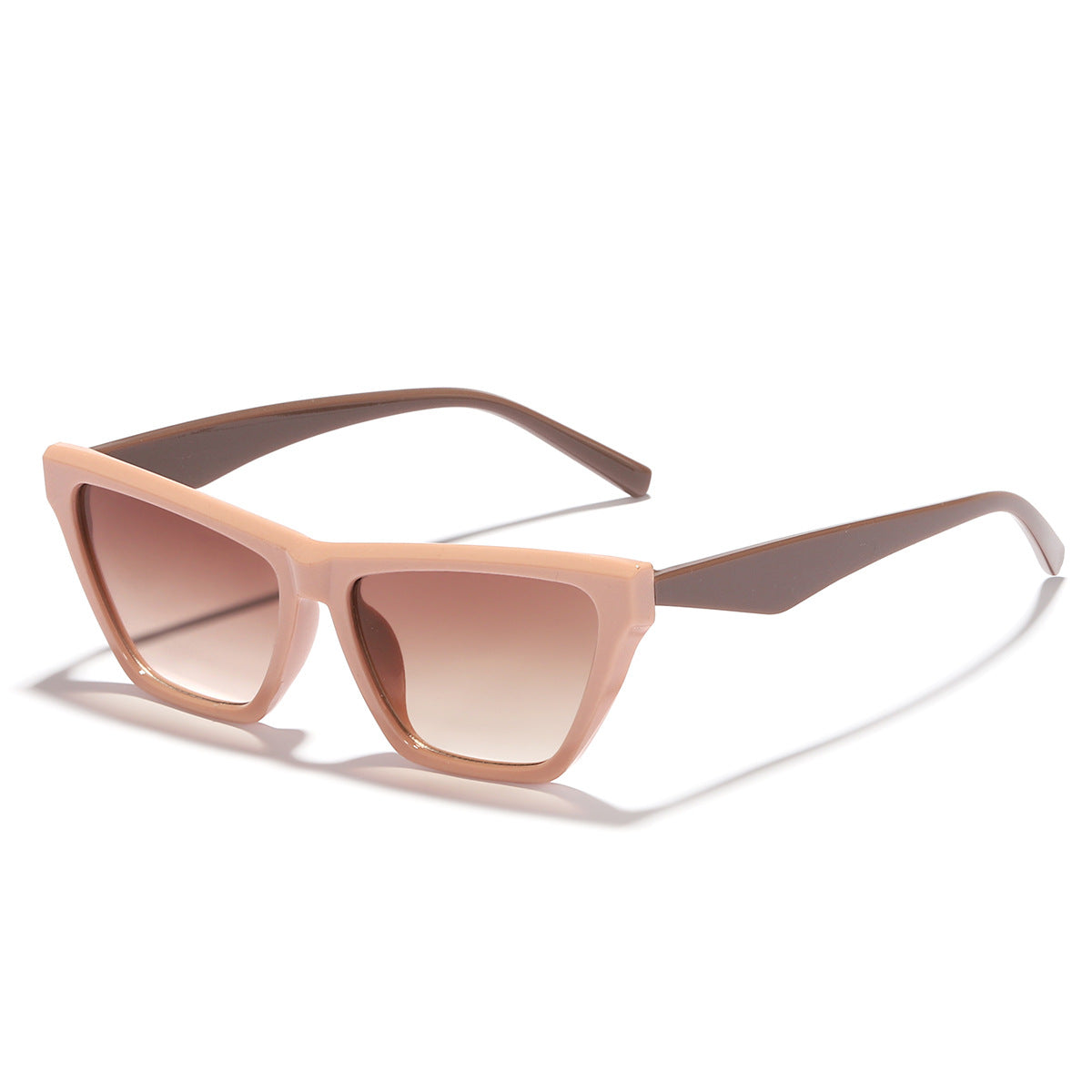 Damen Designer-Sonnenbrille mit stilvollem transparentem Rahmen und UV-Schutz Brehn