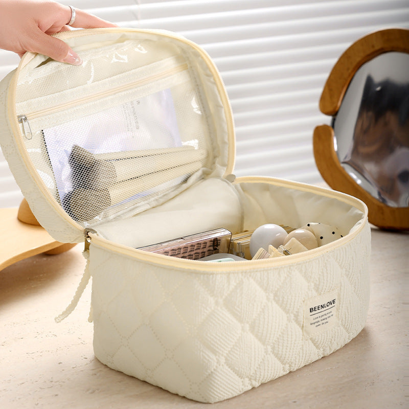 Gepolsterter Mehrfachfach-Make-up-Organizer Brehn