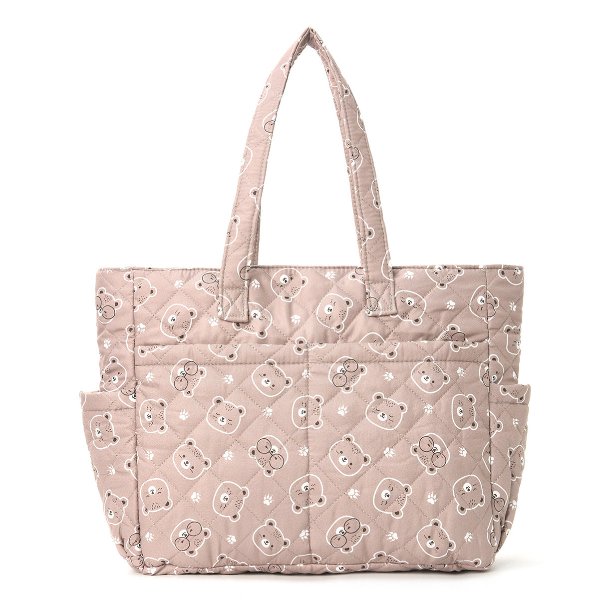 Praktische Baumwoll-Tasche mit Niedlichem Bären-Motiv Brehn
