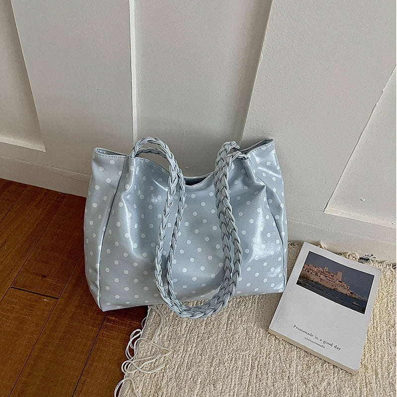 Polka-Dot-Muster-Handtasche