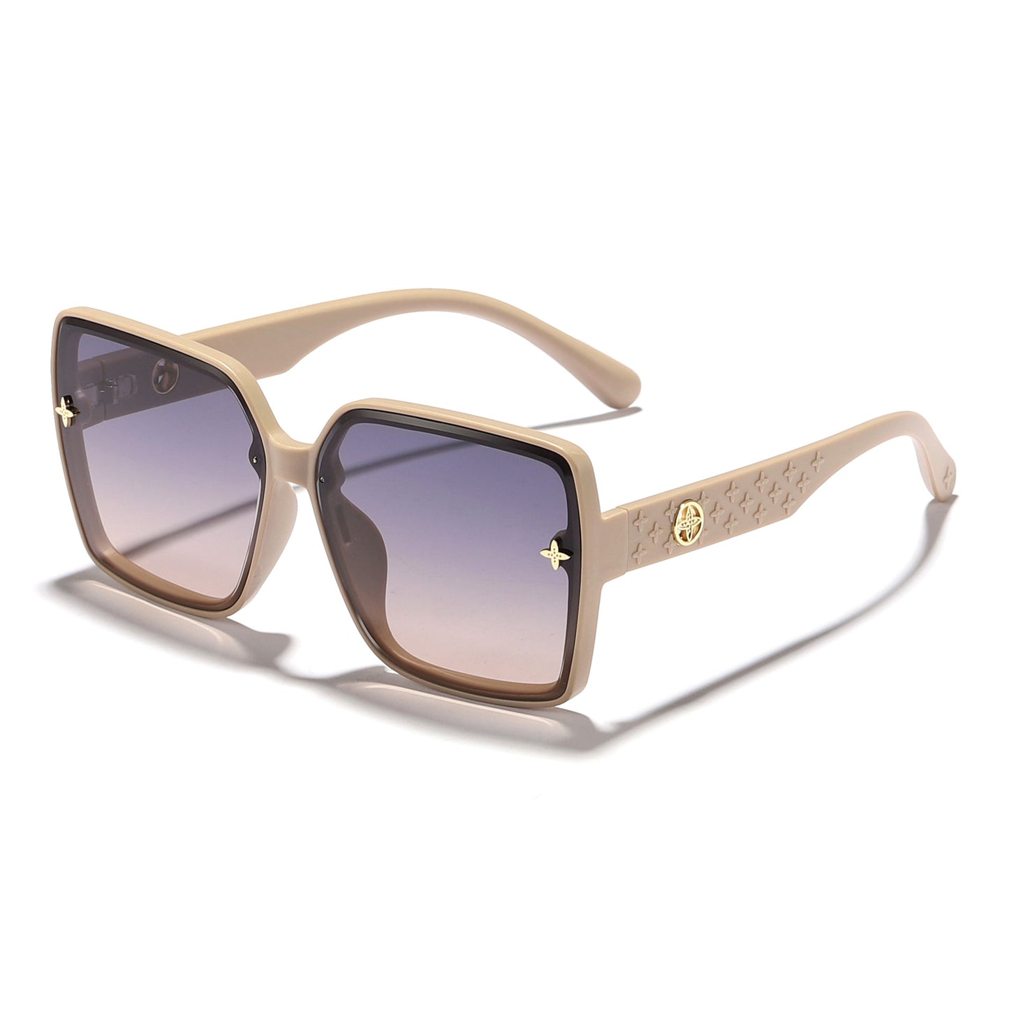 Damen oversized quadratische Sonnenbrille mit elegantem Design Brehn