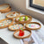 Damen Eleganter Servierteller-Set aus handgewebtem Naturmaterial Brehn