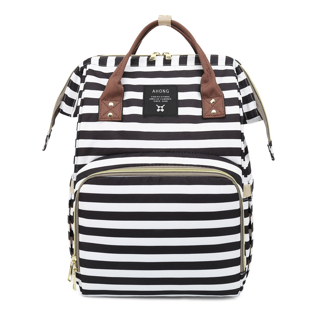 Stilvoller gestreifter Rucksack Brehn