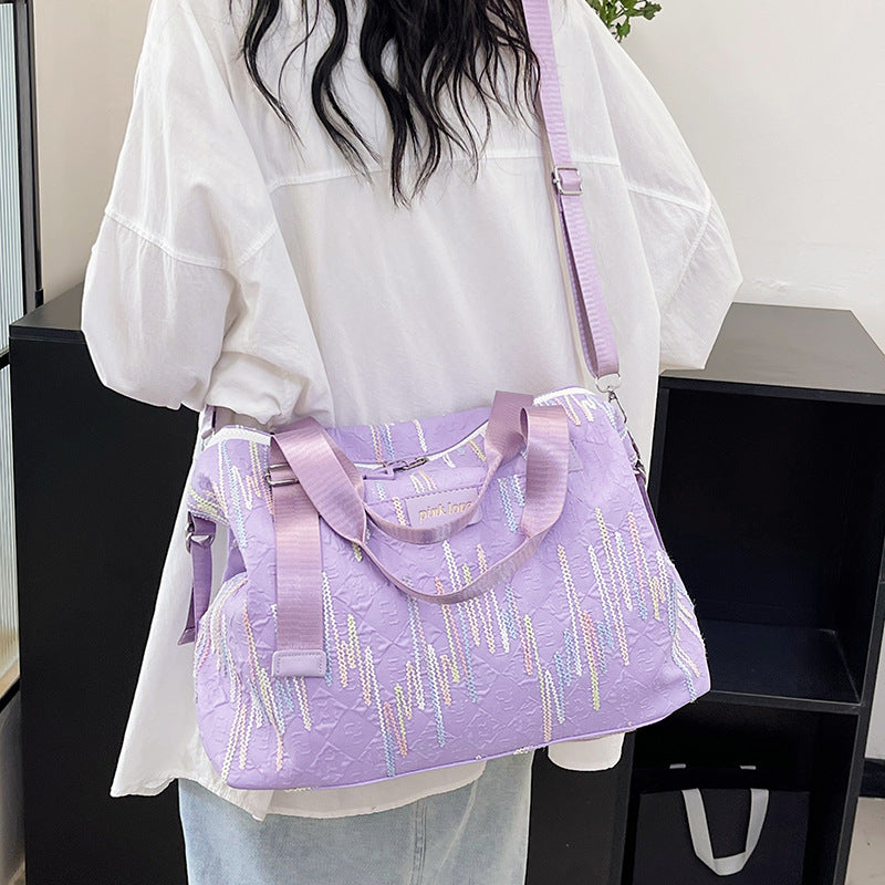 Chic Textured Reise Duffle Bag Brehn