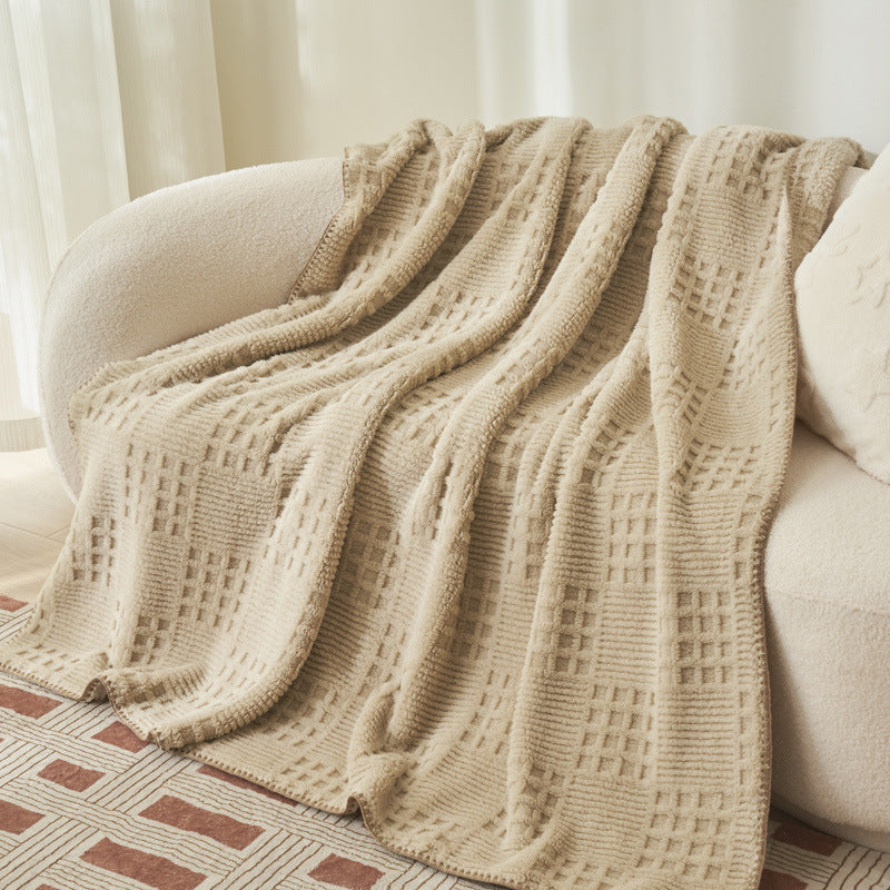 Texturierte Kuscheldecke Brehn