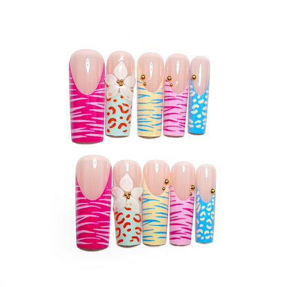 Künstlerisches Press-On-Nagelset