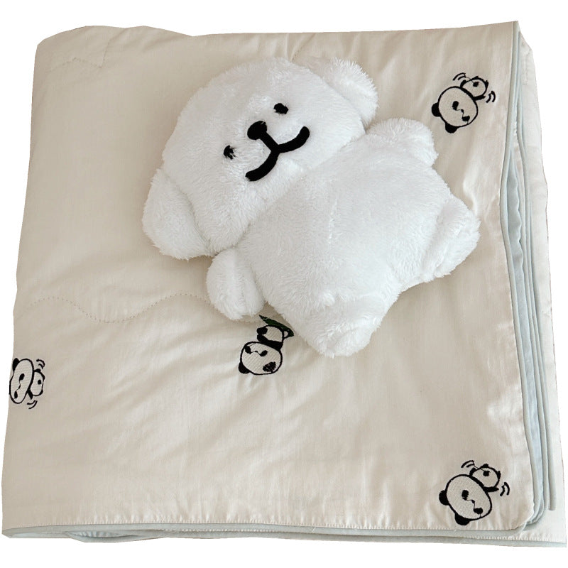 Unisex Kuschelige Decke mit niedlichem Pandamotiv Brehn