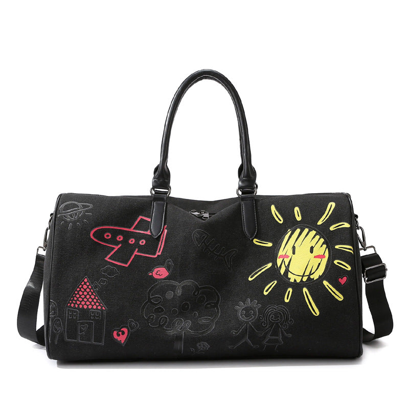 Künstlerische Canvas Reisetasche Brehn