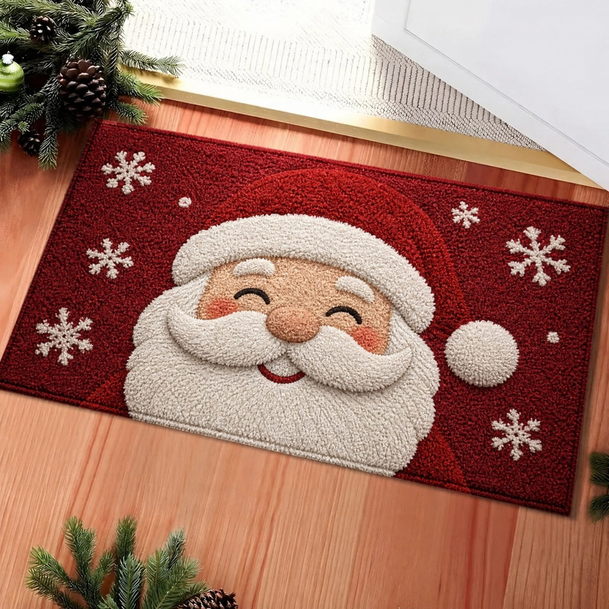 Festliche Weihnachtsfigur Fußmatte Brehn