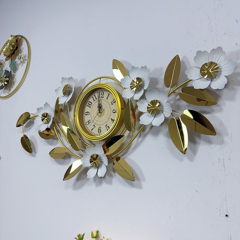 Floral Wanduhr Kunst Decor Brehn