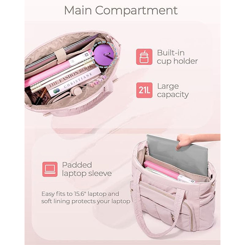 Multifunktionale Handtasche mit Geräumigem Innenfach und Mehreren Fächern Brehn