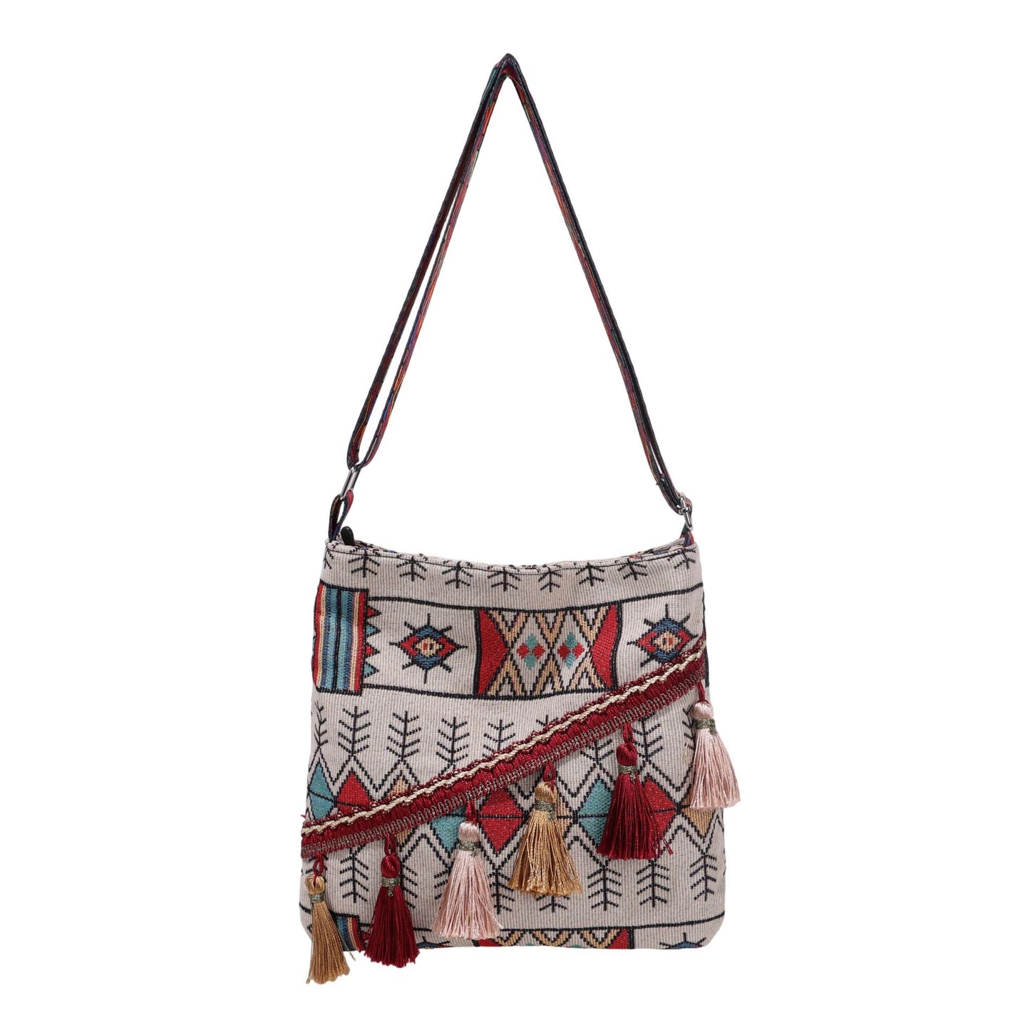 WoBohemian Stil Bestickte Schultertasche Brehn