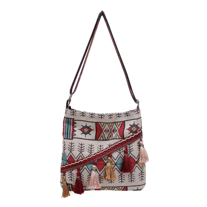 WoBohemian Stil Bestickte Schultertasche Brehn