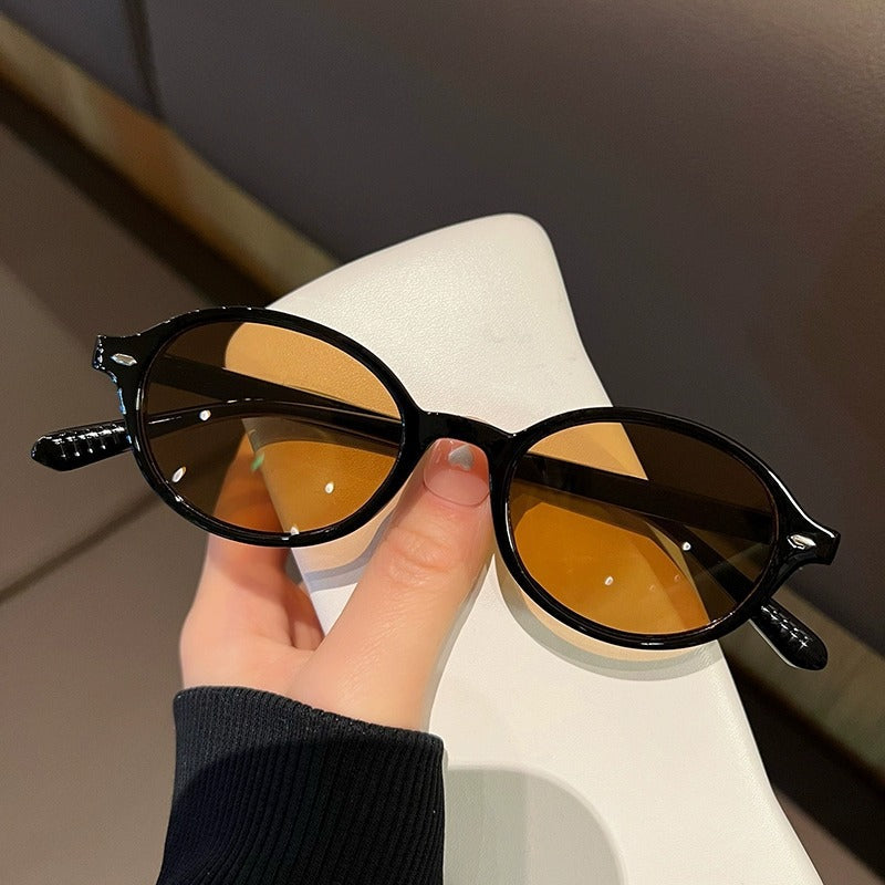 Vintage Oval Frame Sonnenbrille Brehn