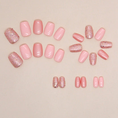 Funkelnde Glitter-Nagelkunst-Verlängerungen Brehn