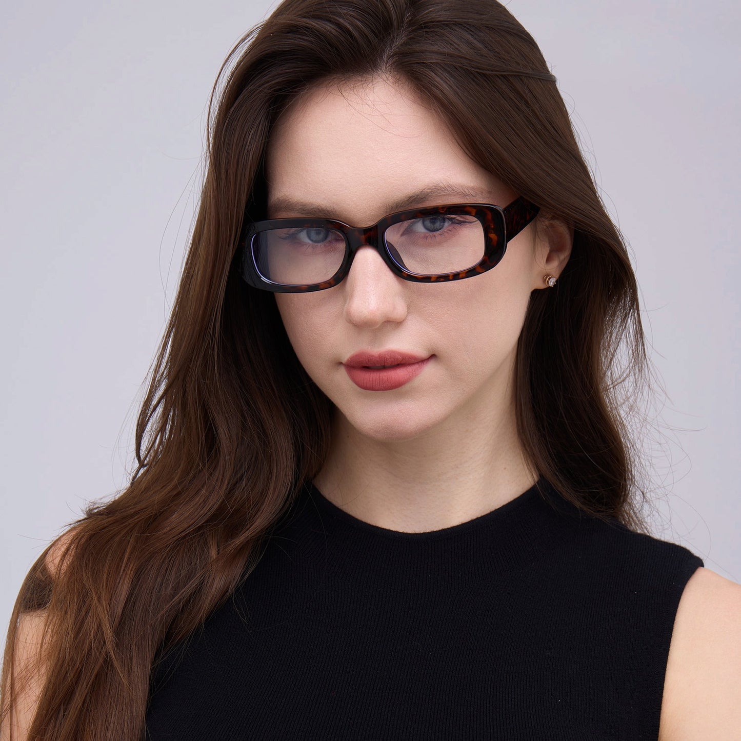 Damen quadratische Brille mit modernem Acetat-Rahmen Brehn