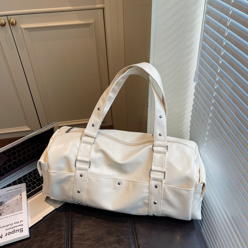 Elegante Leder Reise Duffel